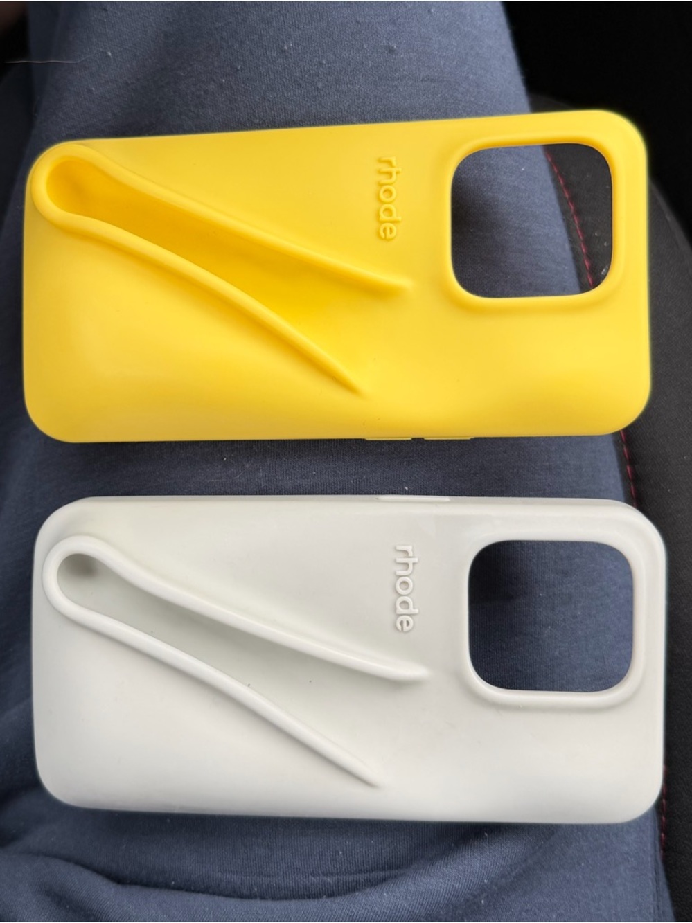 rhode Silicone Phone Case with Built-In lippy holder - IPhone 14 Pro